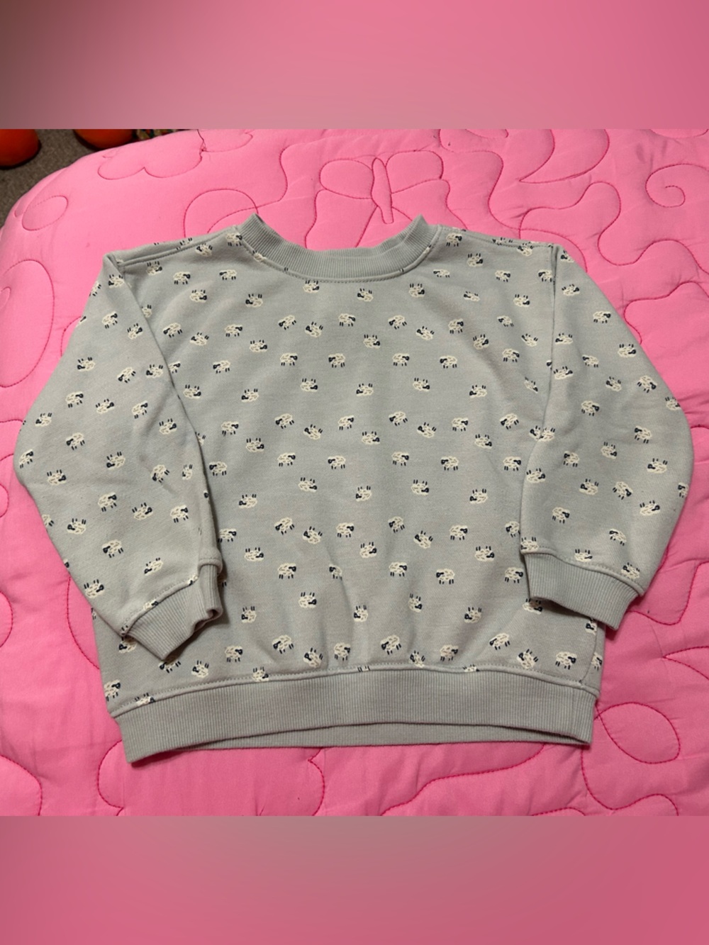 KIDS SHEEP PRINT MATCHING SET - Picture 2 of 7